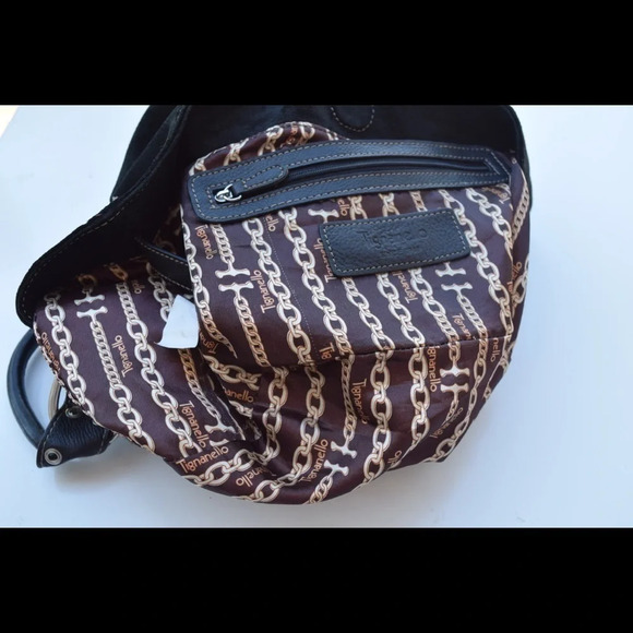 Tignanello suede tote bag - Picture 4 of 8